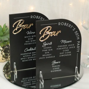 The Signature Arch Slate – Custom Acrylic Bar & Event Menu - Image 4