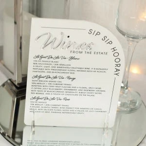 The Signature Arch Slate – Custom Acrylic Bar & Event Menu - Image 3