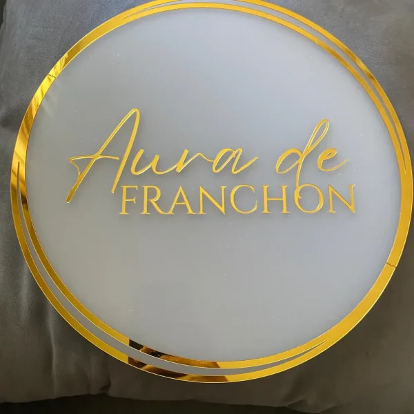 Bespoke Circular Acrylic Business Sign