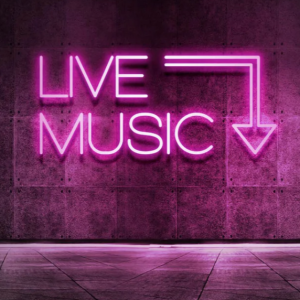Live Music LED Neon Sign
