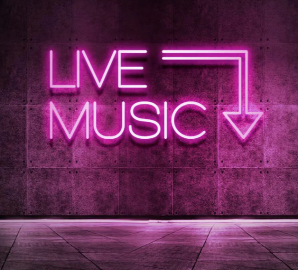 Live Music LED Neon Sign