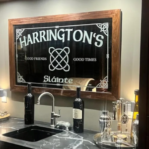 Personalized Home Bar Mirror - Image 3